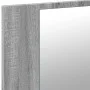 Sonoma gray acrylic LED light bathroom mirror cabinet 90x12x45 cm by , bathroom vanities - Ref: Foro24-834968, Price: 58,58 €...