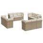 Set de sofás de jardín 12 pzas y cojines ratán sintético marrón de , Conjuntos de jardín - Ref: Foro24-3217328, Precio: 875,4...