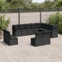 Gartensofa-Set 12-teilig mit schwarzen synthetischen Rattankissen von , Gartensets - Ref: Foro24-3250304, Preis: 738,41 €, Ra...