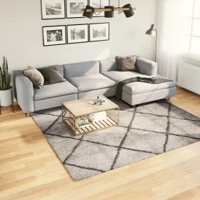 Moderner Langhaarteppich PAMPLONA anthrazitbeige 240x240 cm von , Teppiche - Ref: Foro24-375394, Preis: 125,49 €, Rabatt: %