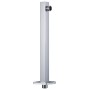 Barra de soporte ducha cuadrada acero inox 201 plateado 30 cm
