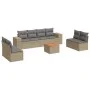 9-teiliges Gartensofa-Set mit beigen synthetischen Rattankissen von , Gartensets - Ref: Foro24-3225408, Preis: 533,44 €, Raba...