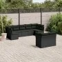 8-piece garden sofa set and black synthetic rattan cushions by , Garden sets - Ref: Foro24-3249984, Price: 567,73 €, Discount: %