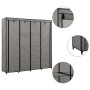 Kleiderschrank mit 4 Fächern grau 175x45x170 cm von vidaXL, Kleiderschränke - Ref: Foro24-282448, Preis: 64,09 €, Rabatt: %