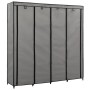 Kleiderschrank mit 4 Fächern grau 175x45x170 cm von vidaXL, Kleiderschränke - Ref: Foro24-282448, Preis: 64,09 €, Rabatt: %