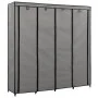 Wardrobe with 4 gray compartments 175x45x170 cm by vidaXL, Wardrobes - Ref: Foro24-282448, Price: 59,42 €, Discount: %