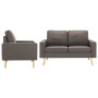 Juego de sofás de 2 piezas de tela gris taupe de , Sofás - Ref: Foro24-3056622, Precio: 533,48 €, Descuento: %