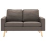 Juego de sofás de 2 piezas de tela gris taupe de , Sofás - Ref: Foro24-3056622, Precio: 533,48 €, Descuento: %