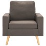 Juego de sofás de 2 piezas de tela gris taupe de , Sofás - Ref: Foro24-3056622, Precio: 533,48 €, Descuento: %