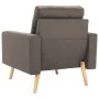 Taupe Gray Fabric 2-Piece Sofa Set by , Sofas - Ref: Foro24-3056622, Price: 523,51 €, Discount: %