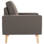 Juego de sofás de 2 piezas de tela gris taupe de , Sofás - Ref: Foro24-3056622, Precio: 533,48 €, Descuento: %