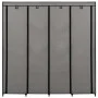 Kleiderschrank mit 4 Fächern grau 175x45x170 cm von vidaXL, Kleiderschränke - Ref: Foro24-282448, Preis: 59,42 €, Rabatt: %