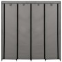 Kleiderschrank mit 4 Fächern grau 175x45x170 cm von vidaXL, Kleiderschränke - Ref: Foro24-282448, Preis: 64,09 €, Rabatt: %