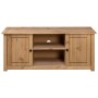 TV-Schrank aus massivem Kiefernholz im Panama-Stil, 120 x 40 x 50 cm von vidaXL, TV-Möbel - Ref: Foro24-282670, Preis: 138,06...