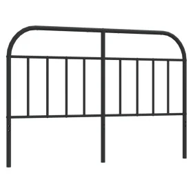Kopfteil aus schwarzem Metall, 140 cm von , Kopf- und Fußteile - Ref: Foro24-353668, Preis: 40,31 €, Rabatt: %