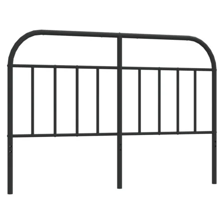 Cabecero de metal negro 140 cm de , Cabeceros y pies de cama - Ref: Foro24-353668, Precio: 40,72 €, Descuento: %