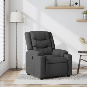 Sillón reclinable de tela gris oscuro de , Sillones - Ref: Foro24-374128, Precio: 253,40 €, Descuento: %
