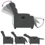 Sillón reclinable de tela gris oscuro by , Armchairs - Ref: Foro24-374128, Price: 236,64 €, Discount: %