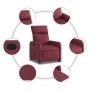 Roter Stoff-Liegesessel von , Sessel - Ref: Foro24-374168, Preis: 180,56 €, Rabatt: %