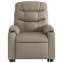 Sillón reclinable masaje pie cuero artificial color capuchino by , Armchairs - Ref: Foro24-3206612, Price: 295,20 €, Discount: %