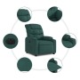 Sillón reclinable eléctrico tela verde oscuro by , Armchairs - Ref: Foro24-3206633, Price: 249,30 €, Discount: %