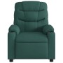 Sillón reclinable eléctrico tela verde oscuro by , Armchairs - Ref: Foro24-3206633, Price: 249,30 €, Discount: %