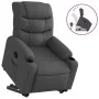 Dunkelgraues Stoff-Sessel mit verstellbarer Rückenlehne und Aufstehhilfe. von , Sessel - Ref: Foro24-3206646, Preis: 305,33 €...