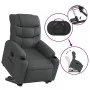 Dunkelgraues Stoff-Sessel mit verstellbarer Rückenlehne und Aufstehhilfe. von , Sessel - Ref: Foro24-3206646, Preis: 305,33 €...