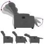 Dunkelgraues Stoff-Sessel mit verstellbarer Rückenlehne und Aufstehhilfe. von , Sessel - Ref: Foro24-3206646, Preis: 288,40 €...