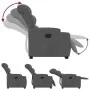Sillón reclinable elevable de tela gris oscuro by , Armchairs - Ref: Foro24-3206646, Price: 305,33 €, Discount: %