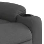 Dunkelgraues Stoff-Sessel mit verstellbarer Rückenlehne und Aufstehhilfe. von , Sessel - Ref: Foro24-3206646, Preis: 305,33 €...