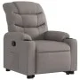 Sillón reclinable elevable tela gris taupe by , Armchairs - Ref: Foro24-3206652, Price: 296,07 €, Discount: %