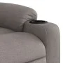 Sillón reclinable elevable tela gris taupe by , Armchairs - Ref: Foro24-3206652, Price: 296,07 €, Discount: %