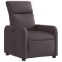 Sillón reclinable eléctrico tela marrón oscuro de , Sillones - Ref: Foro24-3206686, Precio: 219,54 €, Descuento: %