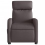 Sillón reclinable eléctrico tela marrón oscuro de , Sillones - Ref: Foro24-3206686, Precio: 219,54 €, Descuento: %