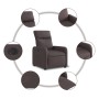 Sillón eléctrico reclinable elevable de tela marrón oscuro by , Armchairs - Ref: Foro24-3206722, Price: 287,54 €, Discount: %