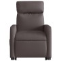 Sillón eléctrico reclinable elevable de tela marrón oscuro by , Armchairs - Ref: Foro24-3206722, Price: 287,54 €, Discount: %
