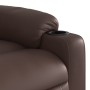 Elektrischer verstellbarer Massagestuhl aus braunem Kunstleder. von , Sessel - Ref: Foro24-3206549, Preis: 279,24 €, Rabatt: %