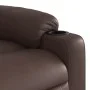 Sillón de masaje reclinable eléctrico cuero sintético marrón de , Sillones - Ref: Foro24-3206549, Precio: 294,43 €, Descuento: %