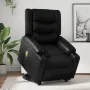Sillón de masaje elevable eléctrico cuero sintético negro by , Armchairs - Ref: Foro24-3206563, Price: 368,61 €, Discount: %