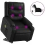 Sillón de masaje elevable eléctrico cuero sintético negro by , Armchairs - Ref: Foro24-3206563, Price: 368,61 €, Discount: %
