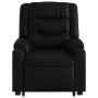 Sillón de masaje elevable eléctrico cuero sintético negro by , Armchairs - Ref: Foro24-3206563, Price: 368,61 €, Discount: %