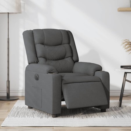 Elektrischer dunkelgrauer Stoff-Fernsehsessel von , Sessel - Ref: Foro24-3206568, Preis: 284,60 €, Rabatt: %