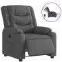 Sillón reclinable eléctrico de tela gris oscuro de , Sillones - Ref: Foro24-3206568, Precio: 283,24 €, Descuento: %