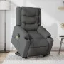 Silla de masaje reclinable de pie de tela gris oscuro by , Armchairs - Ref: Foro24-3206577, Price: 405,06 €, Discount: %