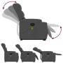 Silla de masaje reclinable de pie de tela gris oscuro by , Armchairs - Ref: Foro24-3206577, Price: 296,37 €, Discount: %