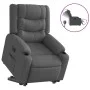 Sillón eléctrico reclinable elevable de tela gris oscuro de , Sillones - Ref: Foro24-3206580, Precio: 368,60 €, Descuento: %