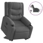 Sillón eléctrico reclinable elevable de tela gris oscuro by , Armchairs - Ref: Foro24-3206580, Price: 350,52 €, Discount: %