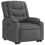 Sillón eléctrico reclinable elevable de tela gris oscuro by , Armchairs - Ref: Foro24-3206580, Price: 350,52 €, Discount: %