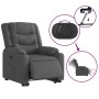 Sillón eléctrico reclinable elevable de tela gris oscuro by , Armchairs - Ref: Foro24-3206580, Price: 350,52 €, Discount: %